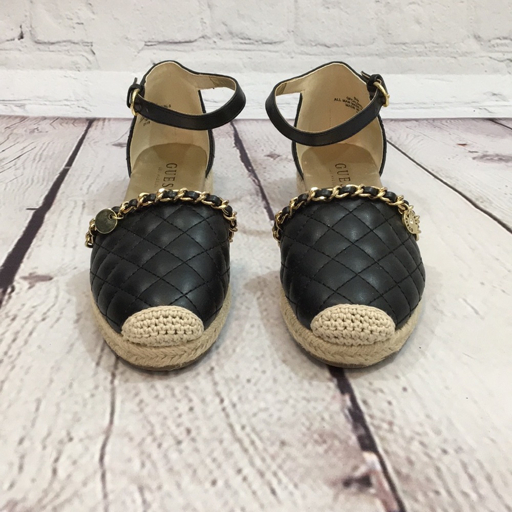 Guess black quilted espadrilles 5.5 - Picture 3 of 16
